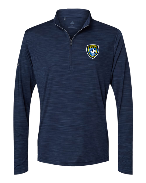 Caboto Soccer Club Mens' Adidas® Lightweight Mélange Quarter-Zip Pullover with Printed Logo