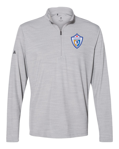 Ciociaro Soccer Crest Mens' Adidas® Lightweight Mélange Quarter-Zip Pullover with Printed Logo