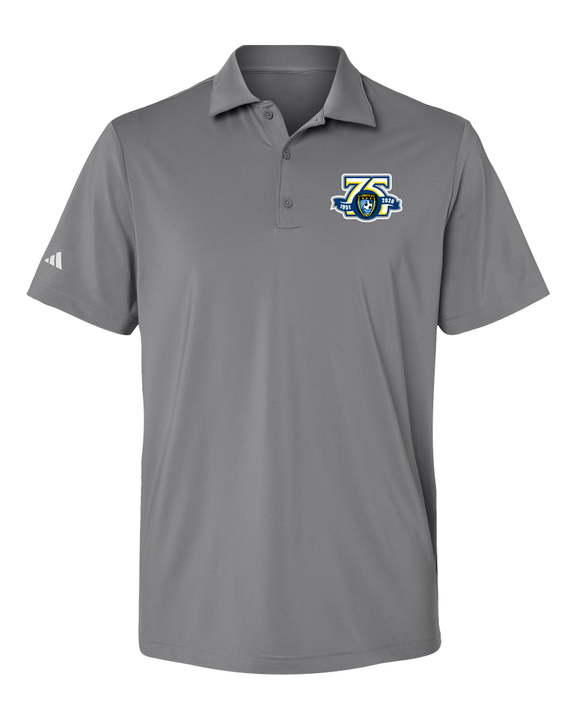 Caboto Soccer Club 75th Anniversary Mens' Adidas® Ultimate Solid Polo with Printed Logo