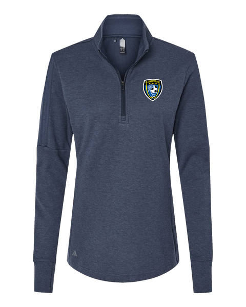 Caboto Soccer Club Ladies' Adidas® Quarter-Zip Sweater with Printed Logo