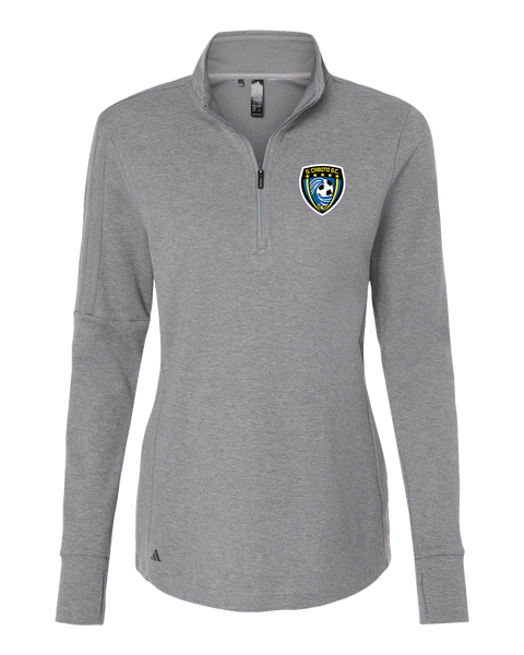 Caboto Soccer Club Ladies' Adidas® Quarter-Zip Sweater with Printed Logo