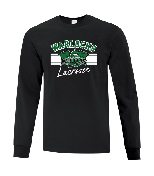 Warlocks Lacrosse Adult Cotton Long Sleeve