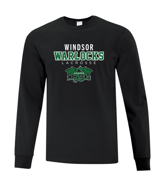 Windsor Warlocks Lacrosse Adult Cotton Long Sleeve