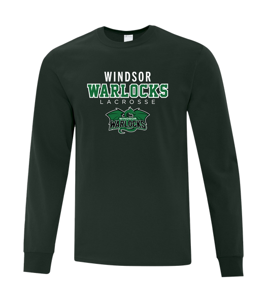 Windsor Warlocks Lacrosse Adult Cotton Long Sleeve