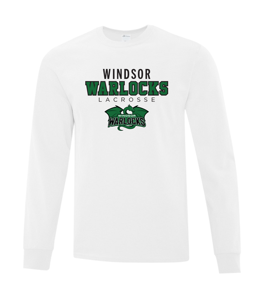 Windsor Warlocks Lacrosse Adult Cotton Long Sleeve