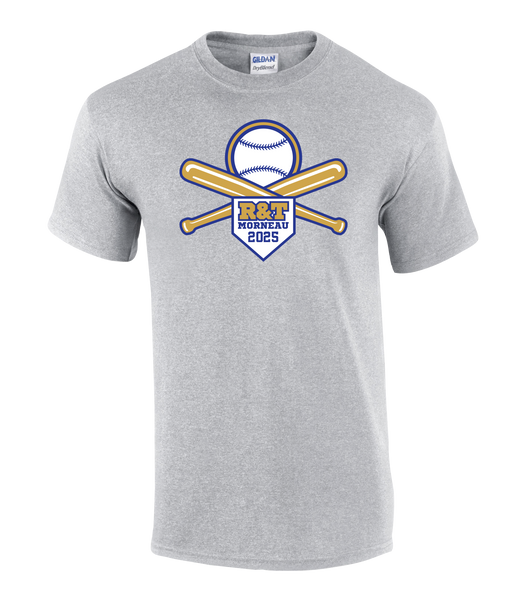 R&T Morneau Tournament Youth Ring Spun Cotton T-Shirt with Printed Logo