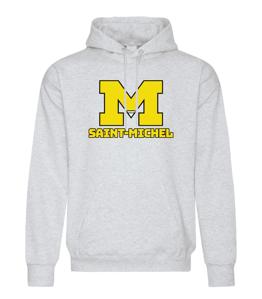 Saint-Michel Adult Cotton Pull Over Hooded Sweatshirt with Printed Logo