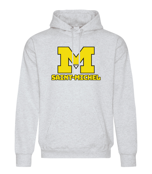 Saint-Michel Adult Cotton Pull Over Hooded Sweatshirt with Printed Logo