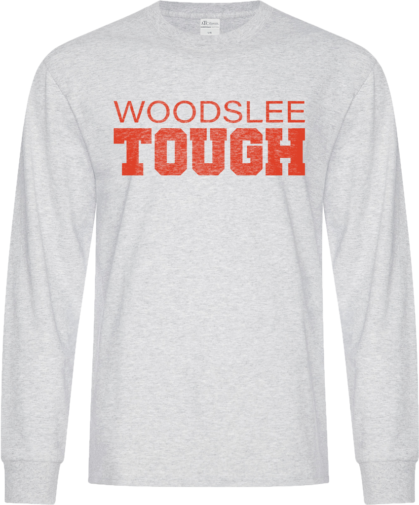 "Woodslee Tough" Adult Cotton Long Sleeve with Printed Logo