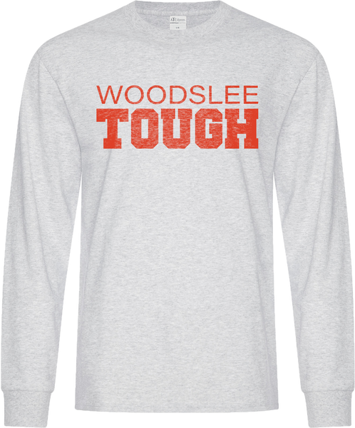 "Woodslee Tough" Adult Cotton Long Sleeve with Printed Logo