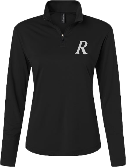 Royals Ladies Pro-Lock Performance Quarter-Zip Pullover with Printed Logo