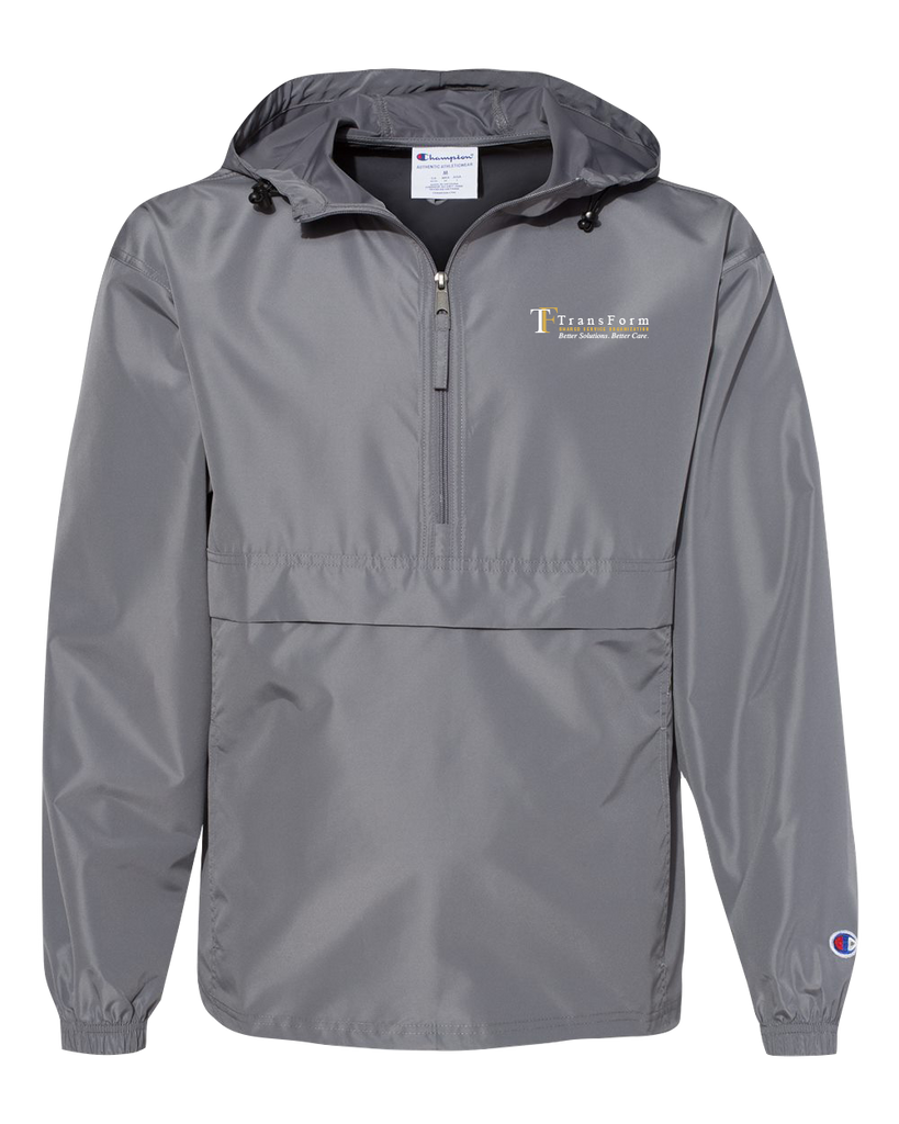 TransForm Adult Packable Quarter-Zip Jacket with Embroidered Logo