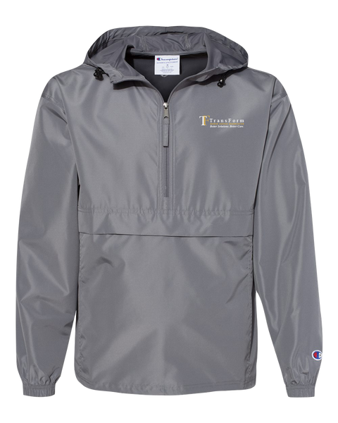 TransForm Adult Packable Quarter-Zip Jacket with Embroidered Logo