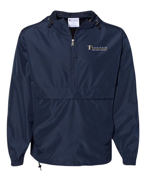 TransForm Adult Packable Quarter-Zip Jacket with Embroidered Logo