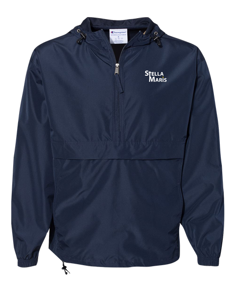 Stella Maris Adult Packable Quarter-Zip Jacket with Embroidered Logo