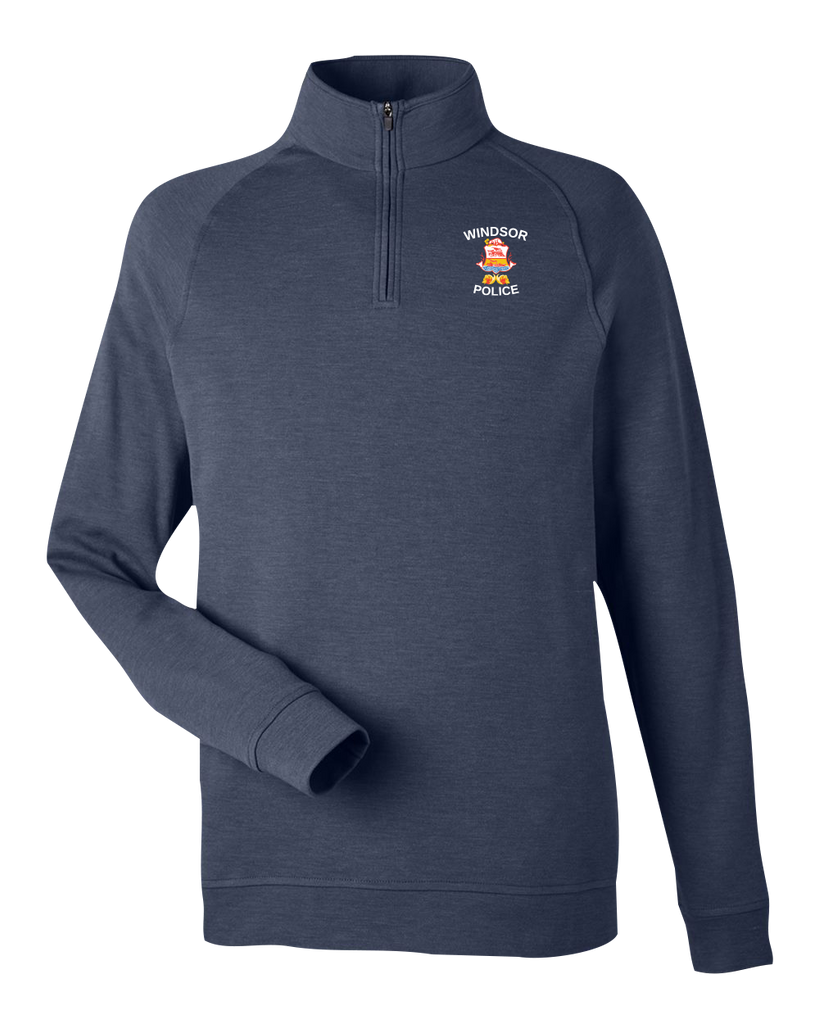 Windsor Police Adult Quarter-Zip Pullover with Embroidered Logo