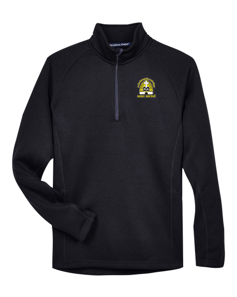 Saint-Michel Bristol Sweater Fleece Quarter-Zip with Embroidered Logo