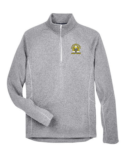 Saint-Michel Bristol Sweater Fleece Quarter-Zip with Embroidered Logo
