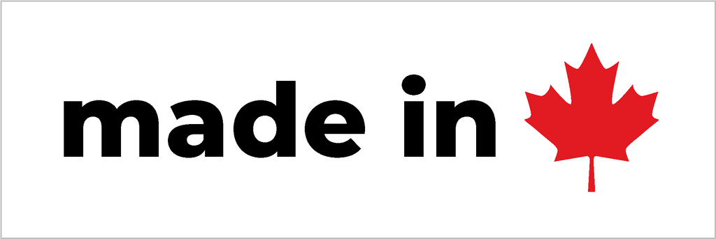 "Made In Canada Maple Leaf" Window Decal