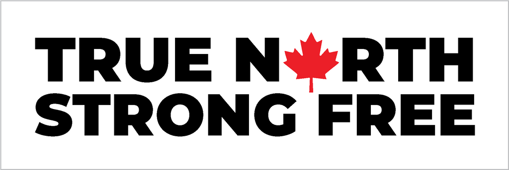 "True North Strong Free" Window Decal