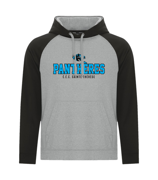 Pantheres Adult Two Toned Hoodie with Printed Logo
