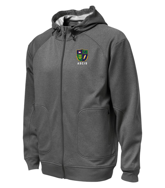 Ste. Cécile Adult Hooded Yoga jacket with Embroidered Logo