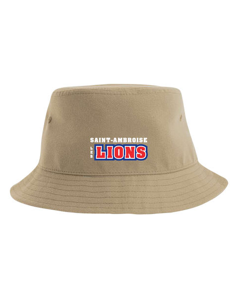 Saint Ambroise Adult Sustainable Bucket Hat with Embroidered Logo
