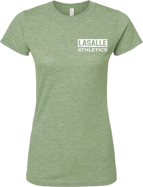 Athletics Ladies Deluxe Blend T-Shirt with Printed Logo