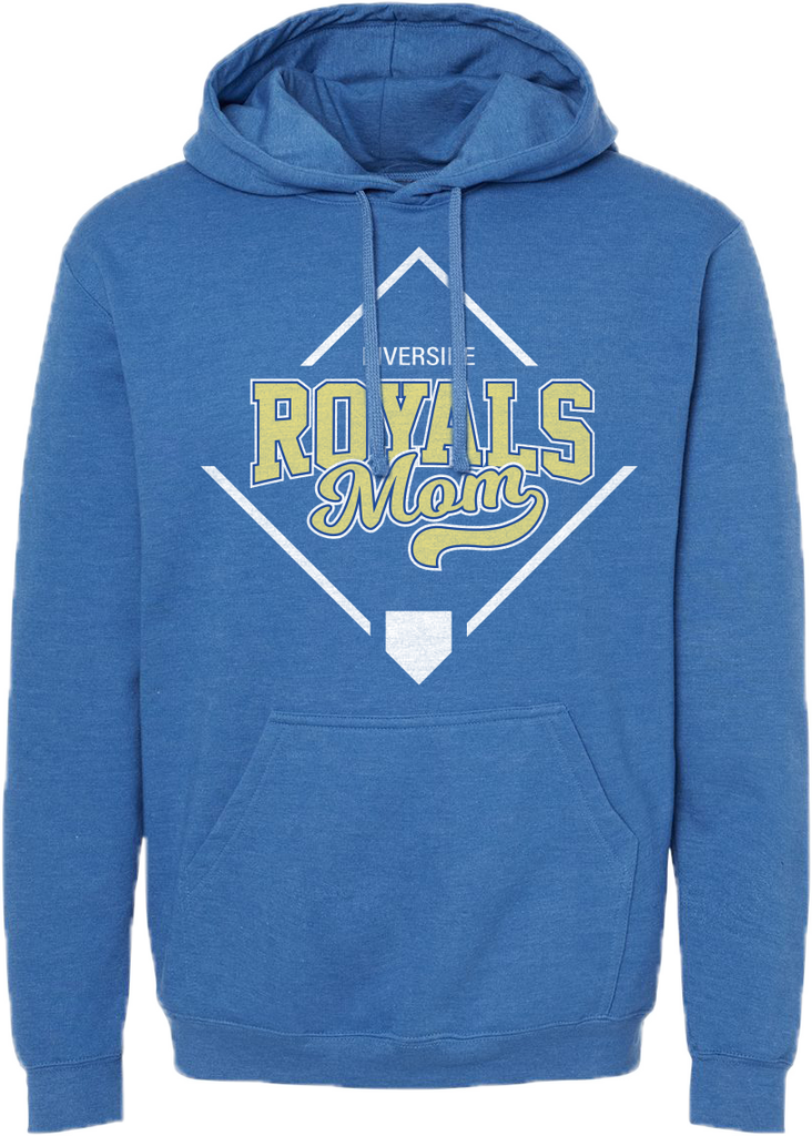 "Royals Mom" Adult Pullover Hoodie with Printed Logo
