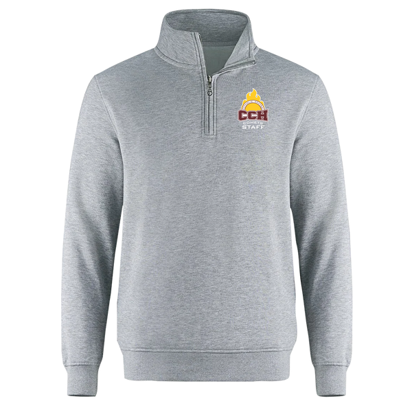 Catholic Central Adult 1/4 Zip Sweatshirt with Embroidered Staff Logo