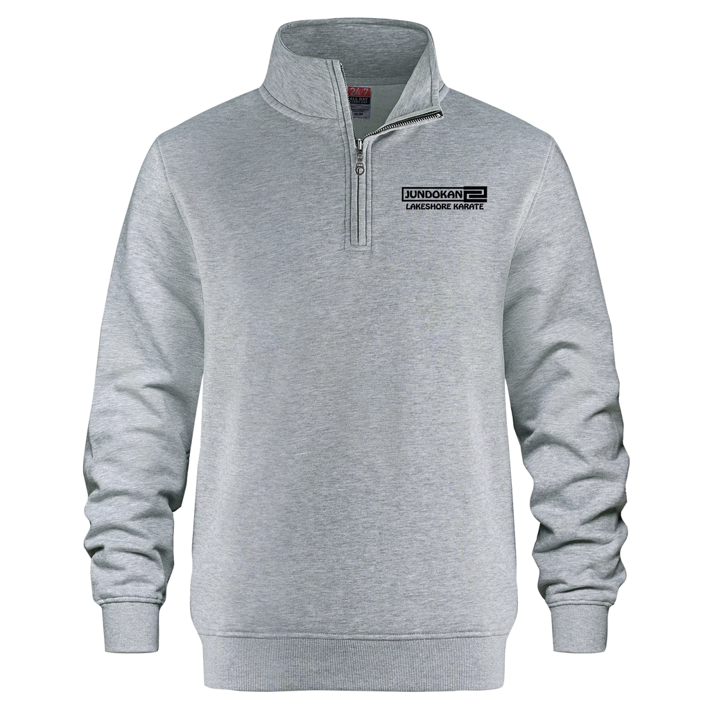 Lakeshore Karate Youth 1/4 Zip Sweatshirt with Embroidered Logo