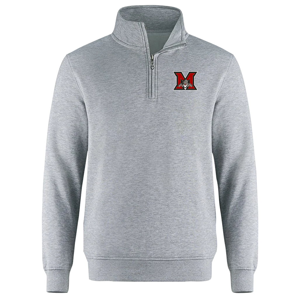Maranatha Christian Academy Adult 1/4 Zip Sweatshirt with Embroidered Logo