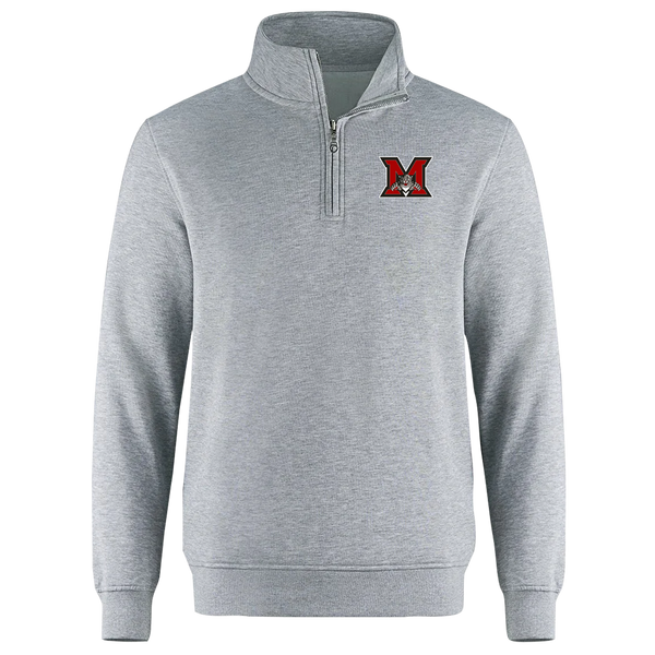 Maranatha Christian Academy Adult 1/4 Zip Sweatshirt with Embroidered Logo