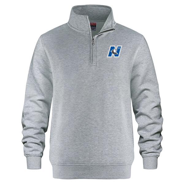 North Star Adult 1/4 Zip Sweatshirt with Embroidered Logo