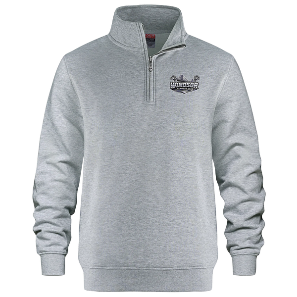 Windsor Lacrosse Club Youth 1/4 Zip Sweatshirt with Embroidered Logo