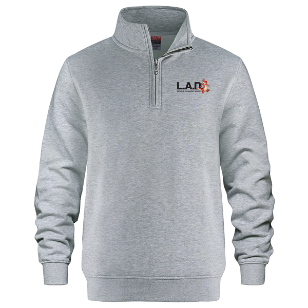 LAD Adult 1/4 Zip Sweatshirt with Embroidered Logo
