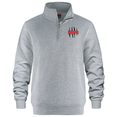 Harwich Raleigh Adult 1/4 Zip Sweatshirt with Embroidered Logo