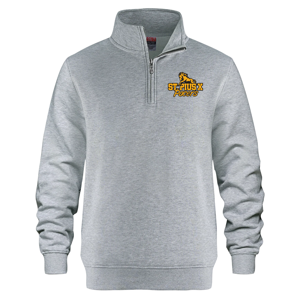 Pacers Adult 1/4 Zip Sweatshirt with Embroidered Logo