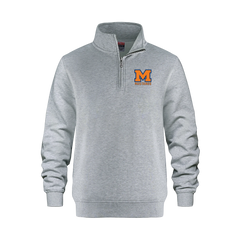 Vincent Massey Adult 1/4 Zip Sweatshirt with Printed Logo