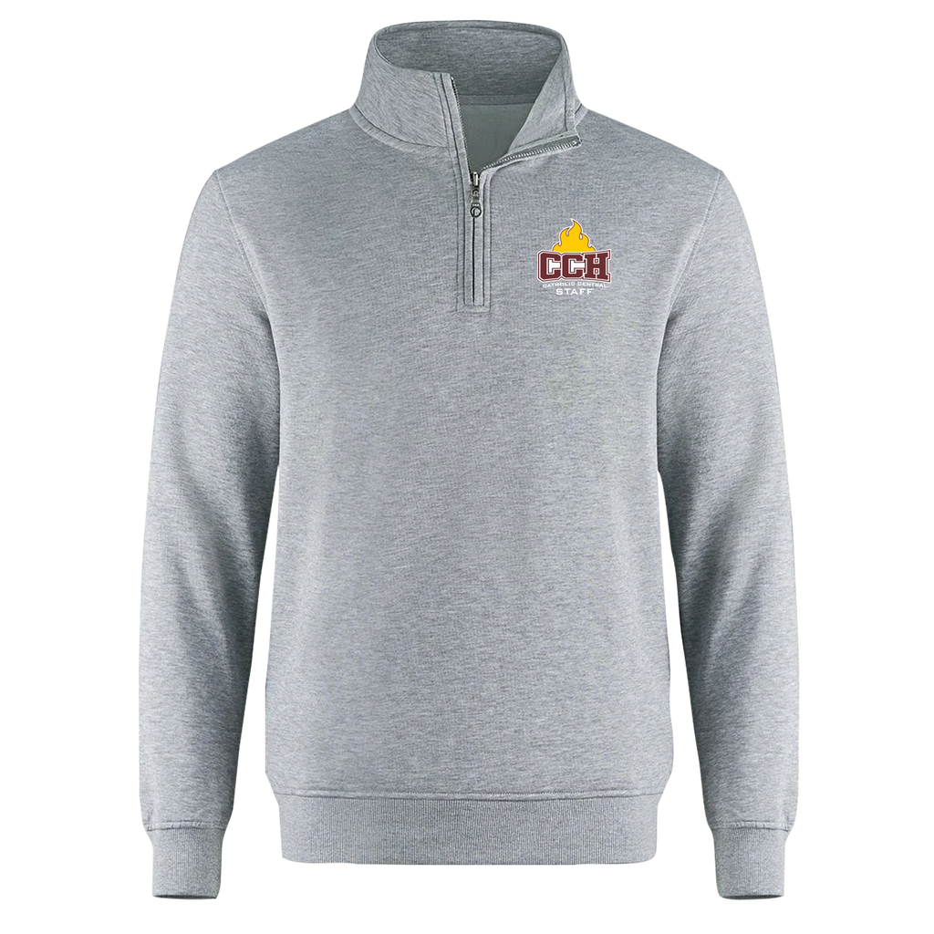 Catholic Central Adult 1/4 Zip Sweatshirt with Embroidered Logo