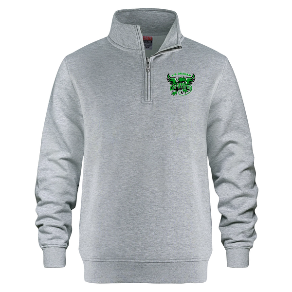 Griffins Adult 1/4 Zip Sweatshirt with Embroidered Logo