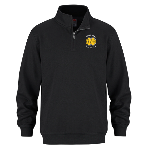 Wildcats 1/4 Zip Sweatshirt with Printed Logo YOUTH