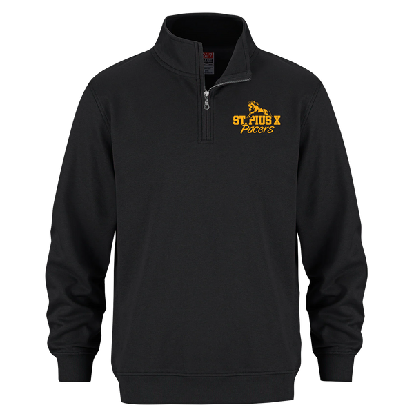 Pacers Adult 1/4 Zip Sweatshirt with Embroidered Logo