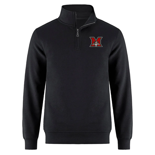 Maranatha Christian Academy Adult 1/4 Zip Sweatshirt with Embroidered Logo