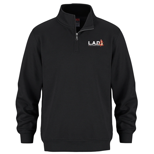 LAD Adult 1/4 Zip Sweatshirt with Embroidered Logo