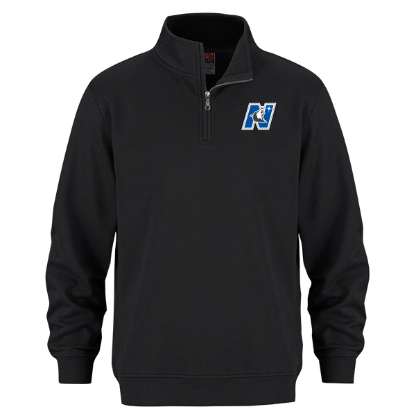 North Star Adult 1/4 Zip Sweatshirt with Embroidered Logo