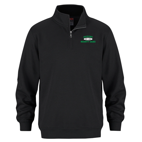 ADULT Suzuki 1/4 Zip Sweatshirt with Embroidered Logo