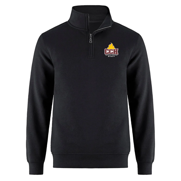 Catholic Central Adult 1/4 Zip Sweatshirt with Embroidered Logo