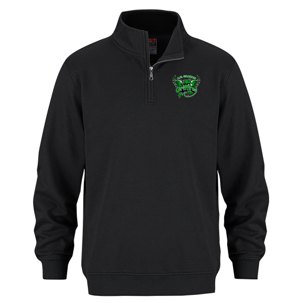 Griffins Adult 1/4 Zip Sweatshirt with Embroidered Logo