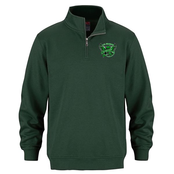 Griffins Adult 1/4 Zip Sweatshirt with Embroidered Logo